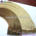 Direct Hair Factory Price Clip In Hair Extensions Platinum Blonde